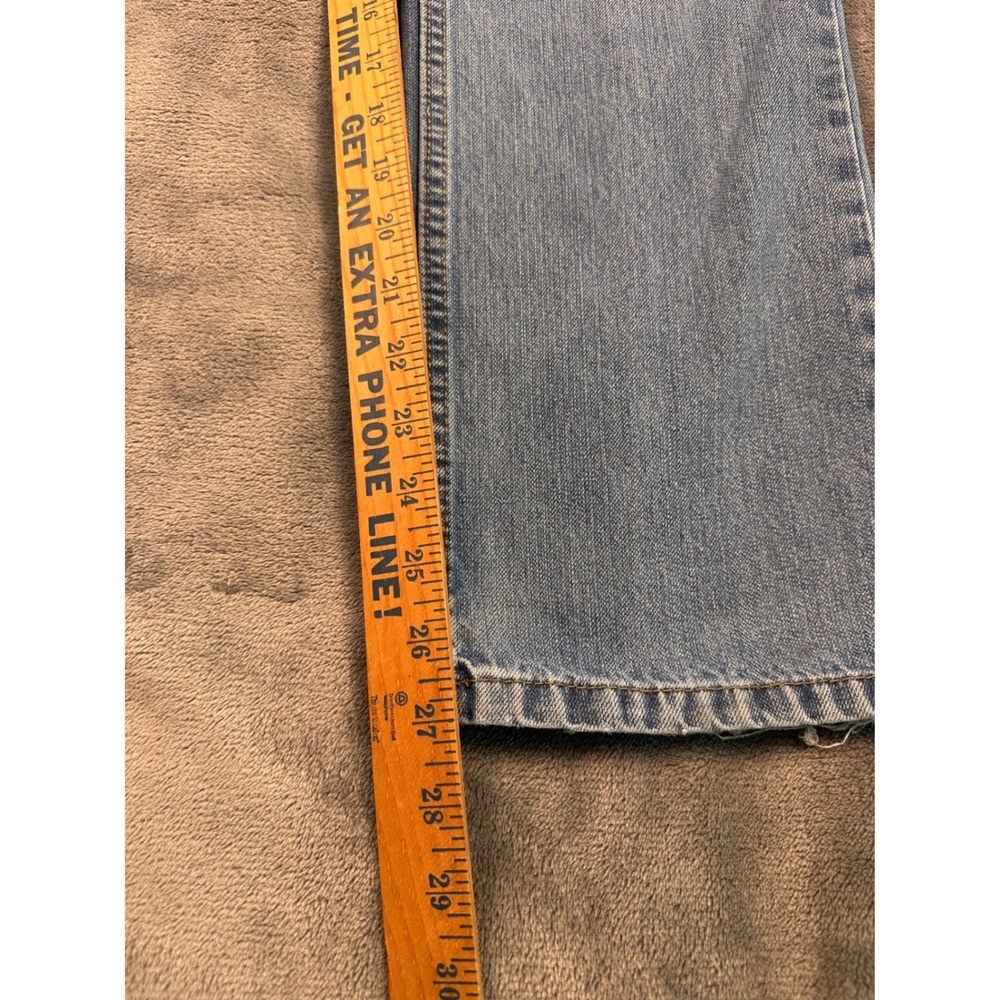 Levis 505 Regular Fit Jeans Reg W29x L29 Light Wash Denim - Picture 6 of 9